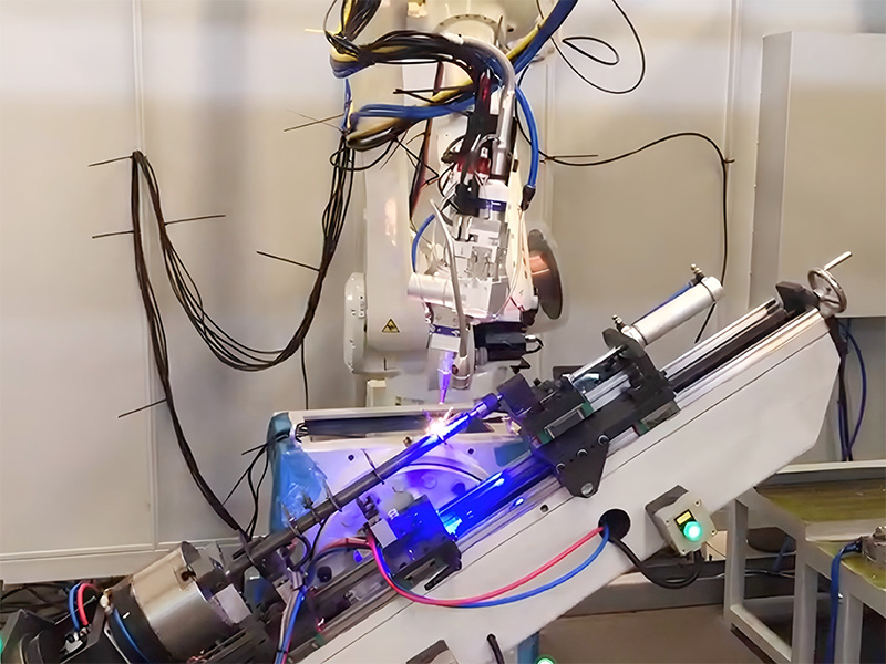 3D laser welding workstation for circuit breaker switches
