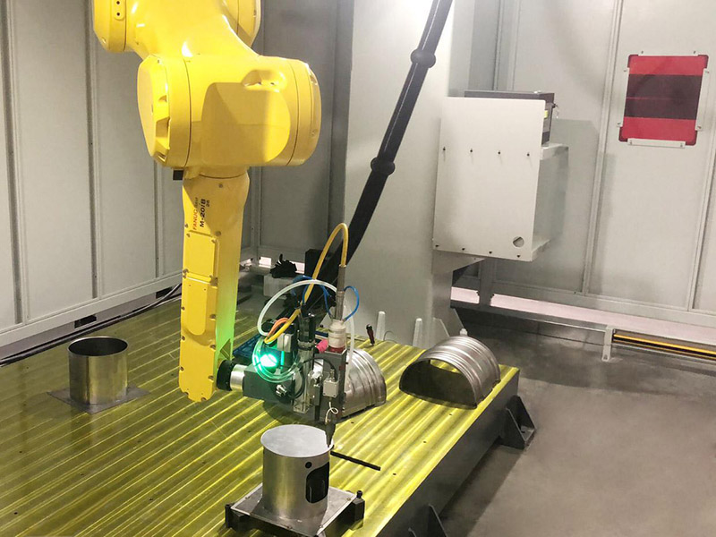 3D laser cutting robotic workstation