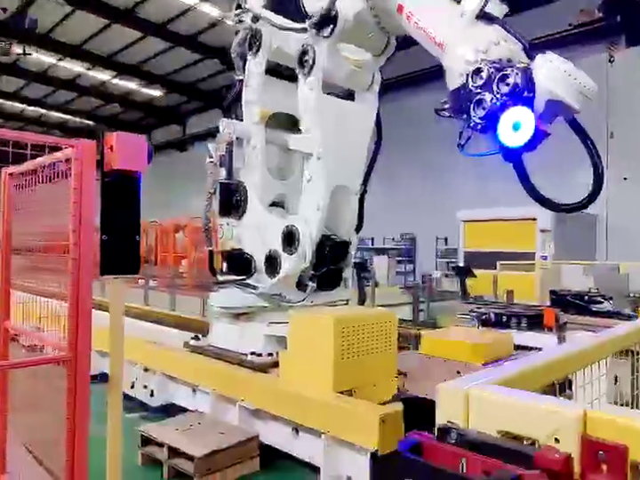 Application of robots for material handling