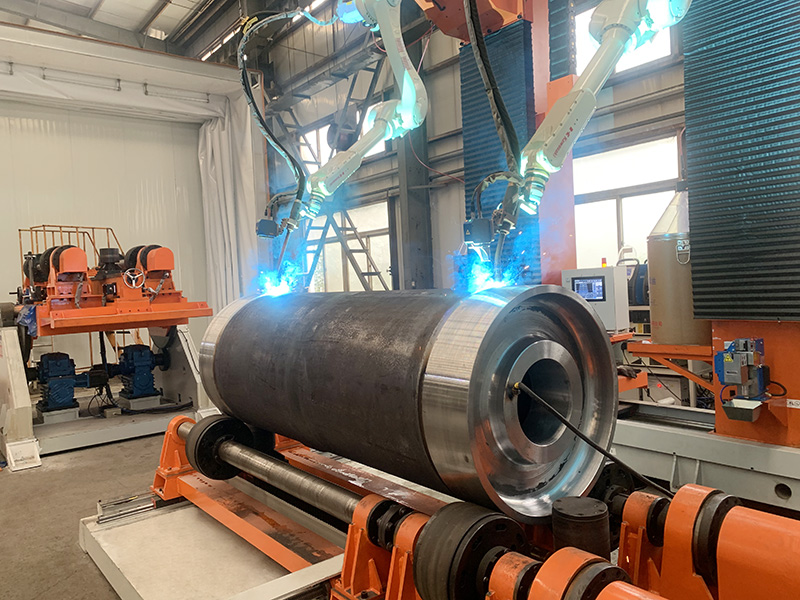 Robotic welding workstation for coal mining industry