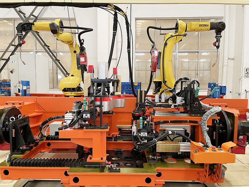 Drive axle welding production line