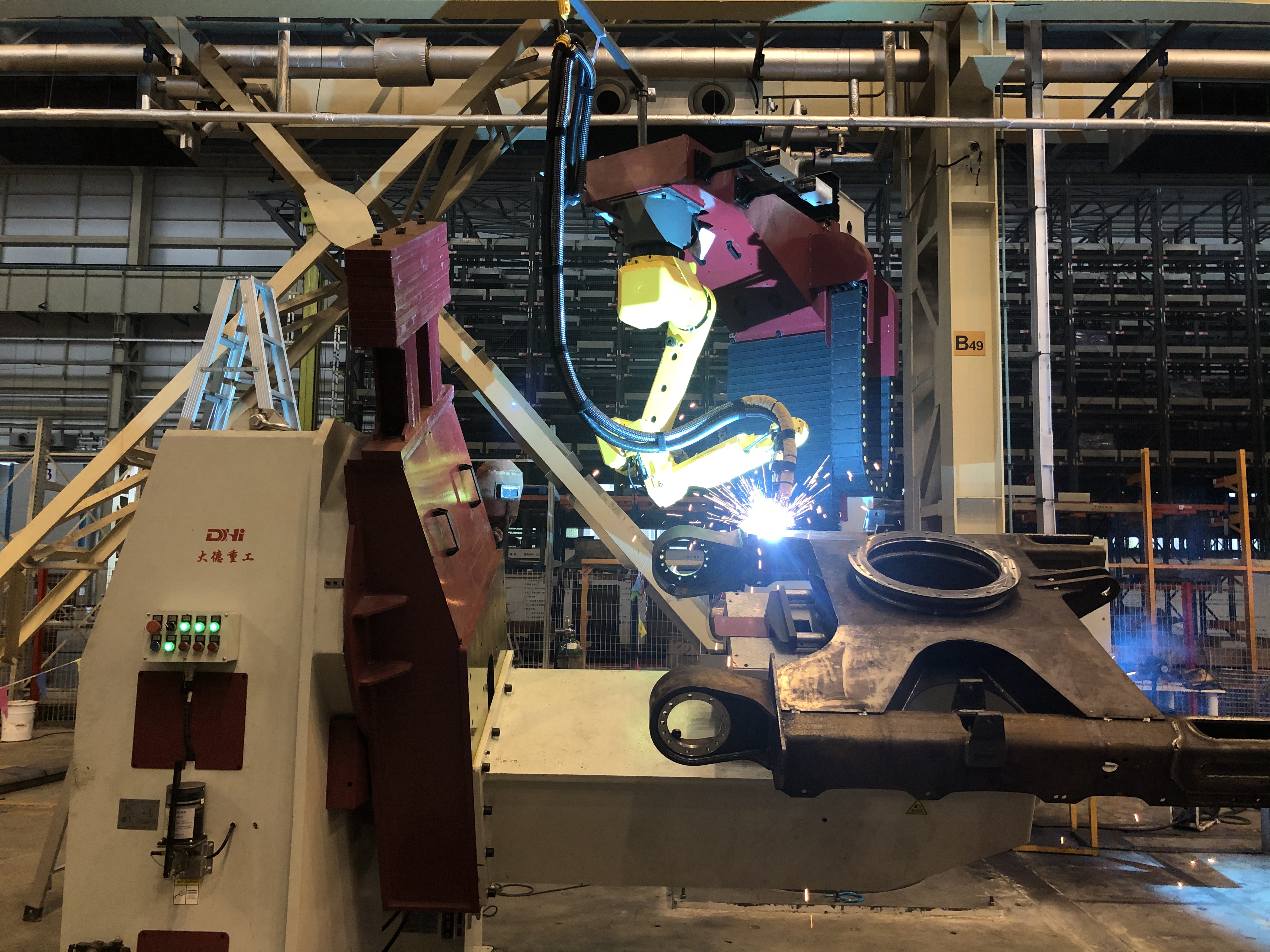 Mini Excavator — Platform and Lower Bracket Welding Robot System