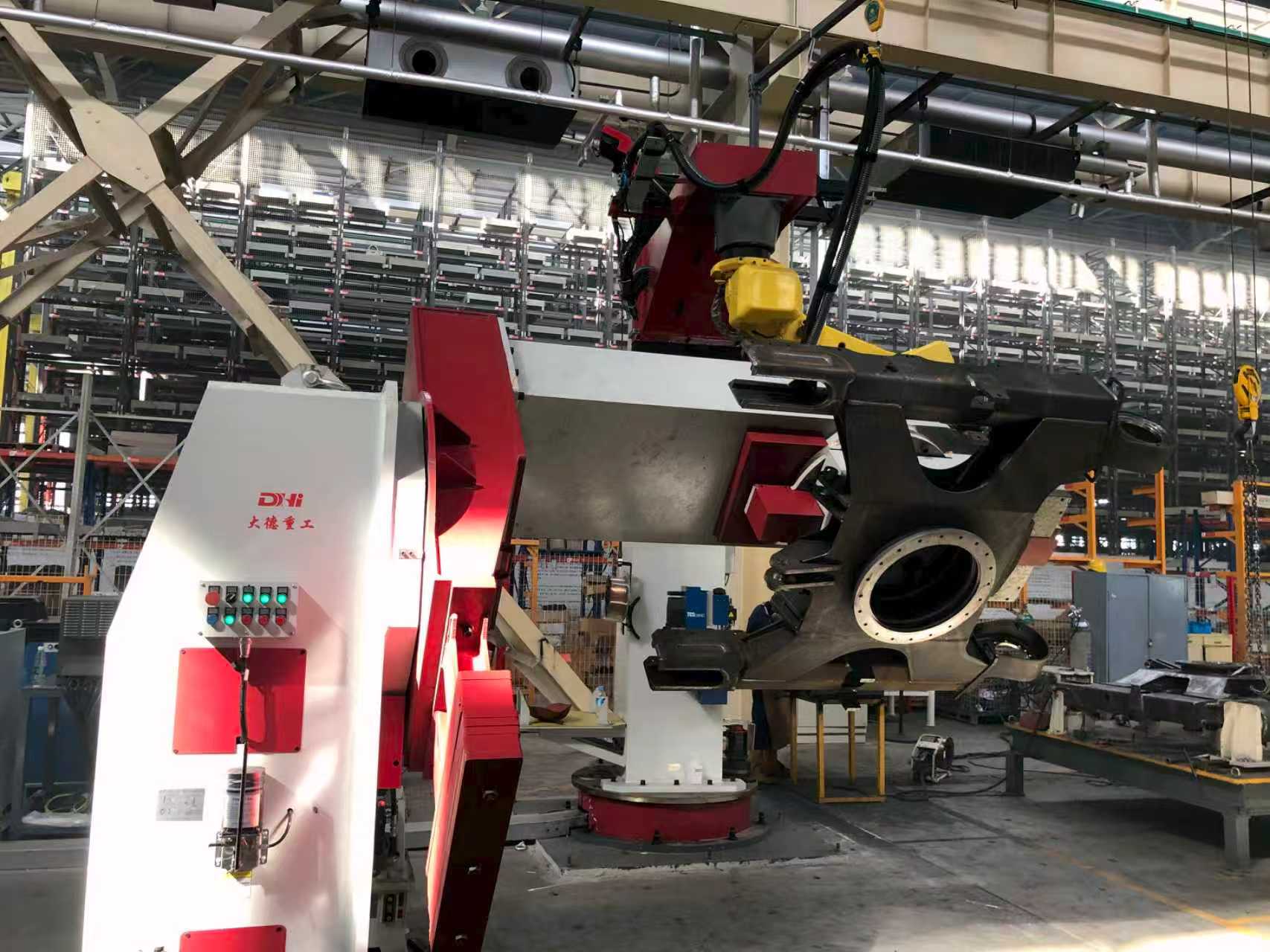 Platform and Lower Bracket Welding Robot System